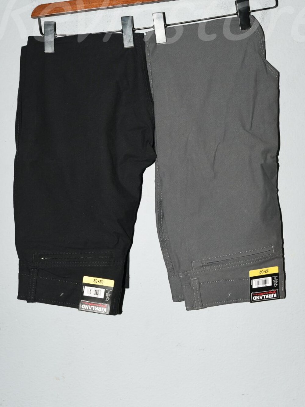 2 pairs Kirkland Signature Men’s Stretch Tech‎ Pant . Price is for 2.